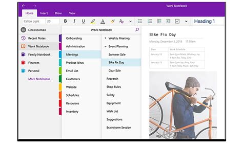 Microsoft OneNote Digital Note Taking App .